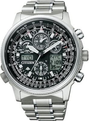 CITIZEN PROMASTER SKY PMV65-2271 Sky Series Men's Watch Black Silver Analog new
