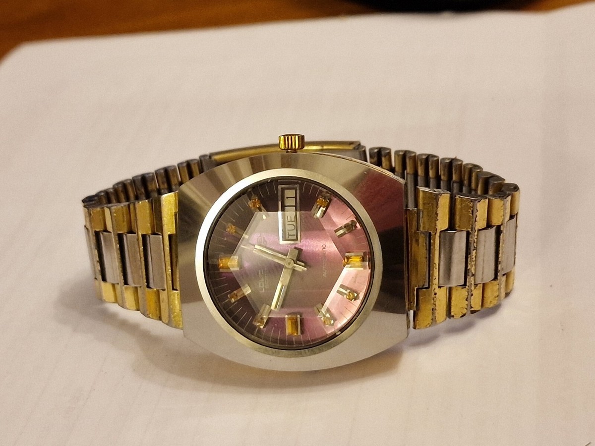 Rare Louis Rossel Automatic Mens Watch Ref 7724. View 4