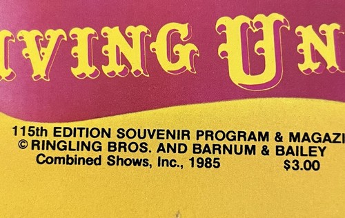 Ringling Bros. And Barnum & Bailey Circus T-shirt Coloring Book Programs - Picture 3 of 13