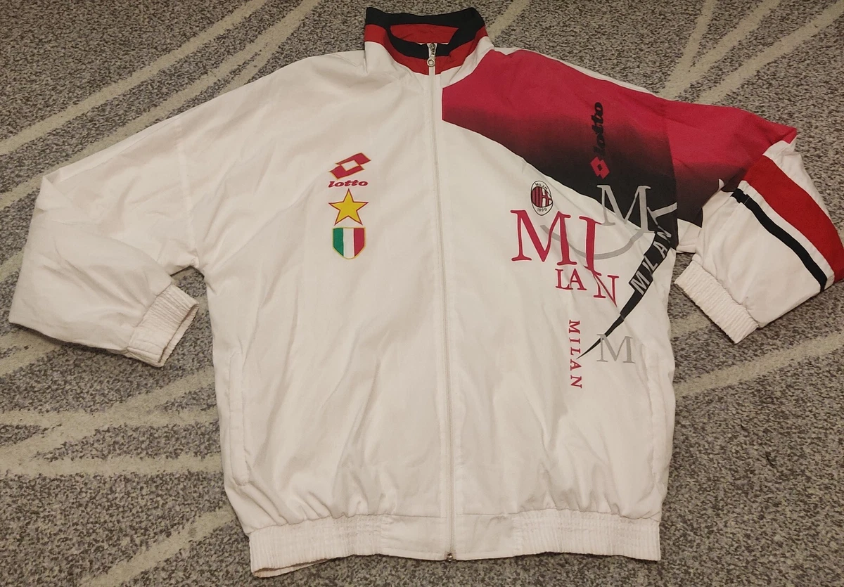 Vintage LOTTO AC MILAN soccer football tracksuit sweat suit Van