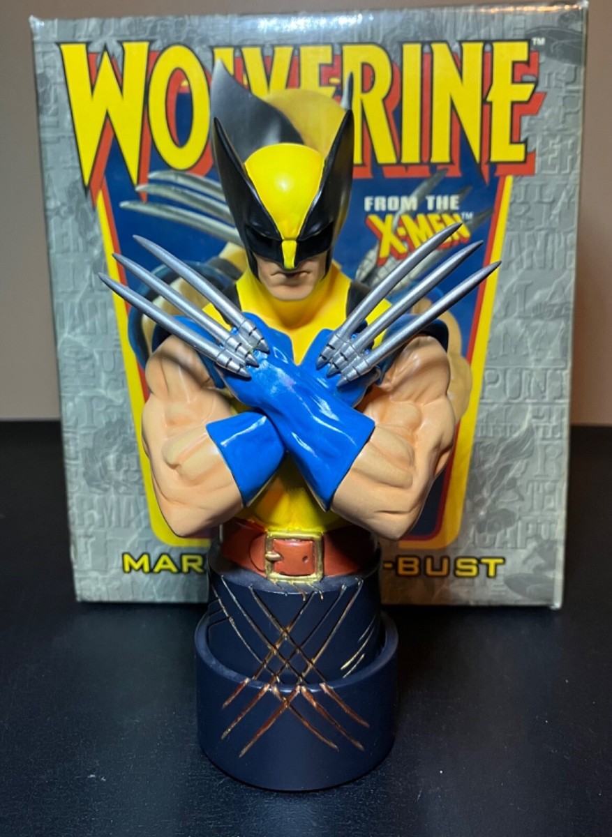 x-men Wolverine randy bowen 新品　Mini-Bust Amazon.com: Wolverine 25th Anniversary (Yellow Variant) Mini Bust