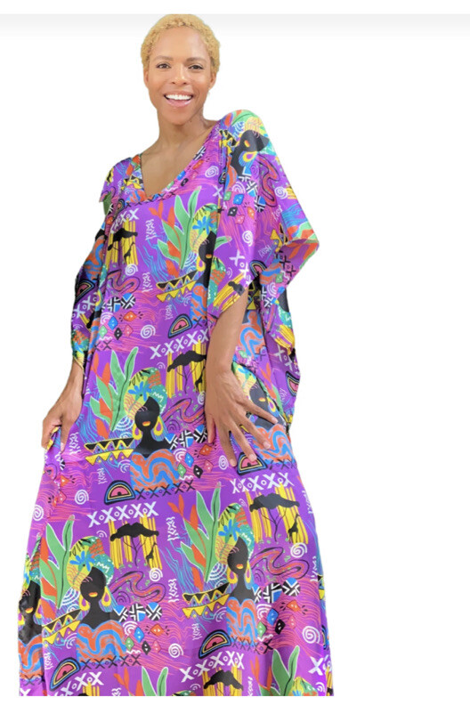 cute caftan dresses Izzy & Liv African Queens Caribbean Glory Kaftan Caftan Dress