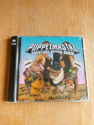 Puppetmastaz - Creature Shock Radio / Album CD + DVD (SEALED/NEU)