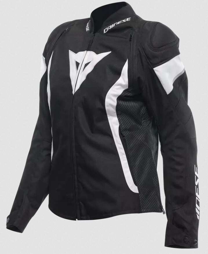Dainese AVRO 5 TEX Lady 46 Black White Summer Perforated Jacket | eBay