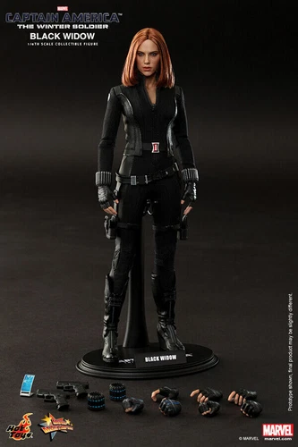 Hot Toys MMS239 Captain America Winter Soldier 1/6 Black Widow Figure Model