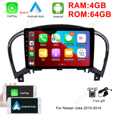 #ad 64GB For Nissan Juke 2010 2014 Android 13 Car Stereo Radio GPS Navi BT CarPlay $120.64