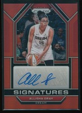 Allisha Gray 2023 Panini Prizm WNBA Signatures Red Prizm /99 #SG-ASH Auto