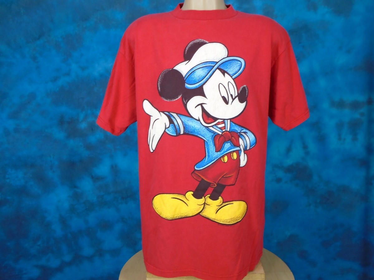 vintage 90s MICKEY MOUSE WALT DISNEY T-Shirt XL cartoon soft