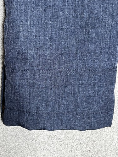 Pantaloni da neve blu Lands End gioventù taglia 12 inverno sci snowboard tasche isolate - Foto 12 di 19