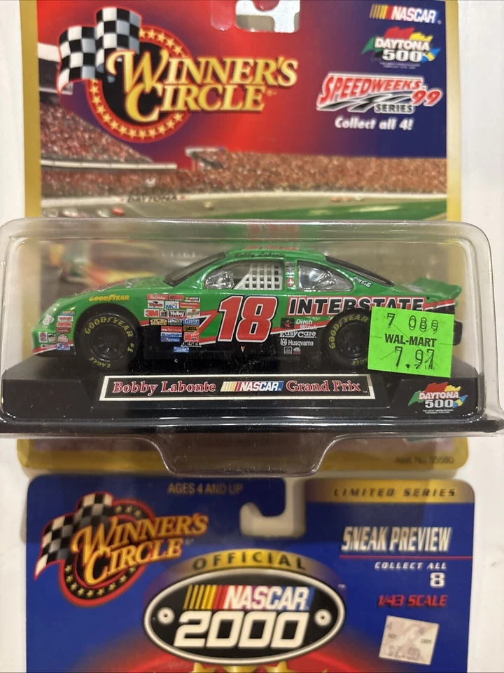 LOT OF 2 Winner's Circle Daytona 500 Speedweeks 99 #18 Bobby Labonte 1/43 Scale - Image 2 of 4
