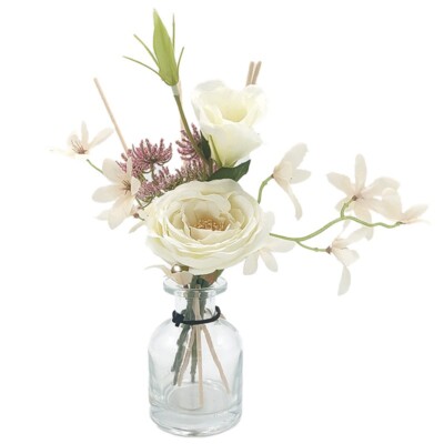 Aromatherapy diffuser Set,Lily Jasmine,Fragrance diffuser with stick,Home decor.