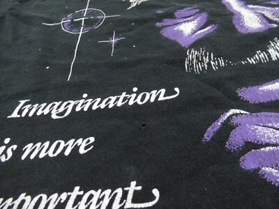 VTG Men's 90s Albert Einstein Imagination National Atomic Museum T