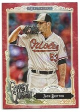 Zach Britton 2017 Topps Gypsy Queen Red /10 Baltimore Orioles
