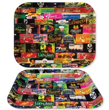 NEW RAW Rolling Papers HISTORY LARGE METAL ROLLING TRAY - RAWTHENTIC - Limited