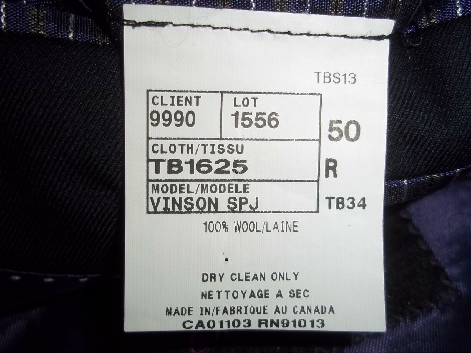 / Ted Baker Solid Black 2Button Side Vents Woo Bl… - image 10