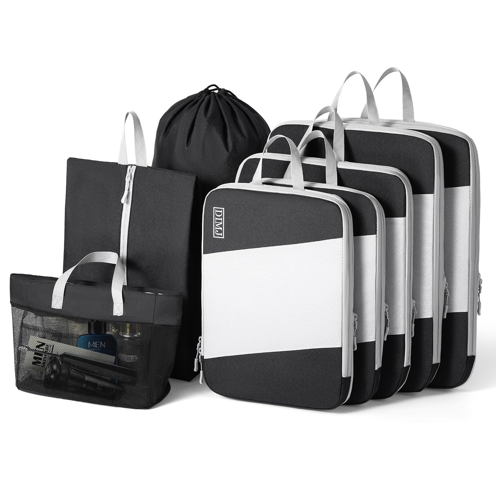 Packing Cubes for Travel Large Capacity Compression Packing Cubes Sturdy Comp...-image