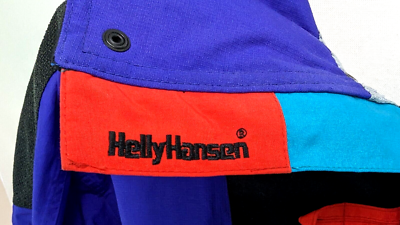 90s HELLY HANSEN スノーウェア Helly Tech サイズXL Vintage Helly Hansen Equipe Helly-Tech Ski Jacket Size Large Gray