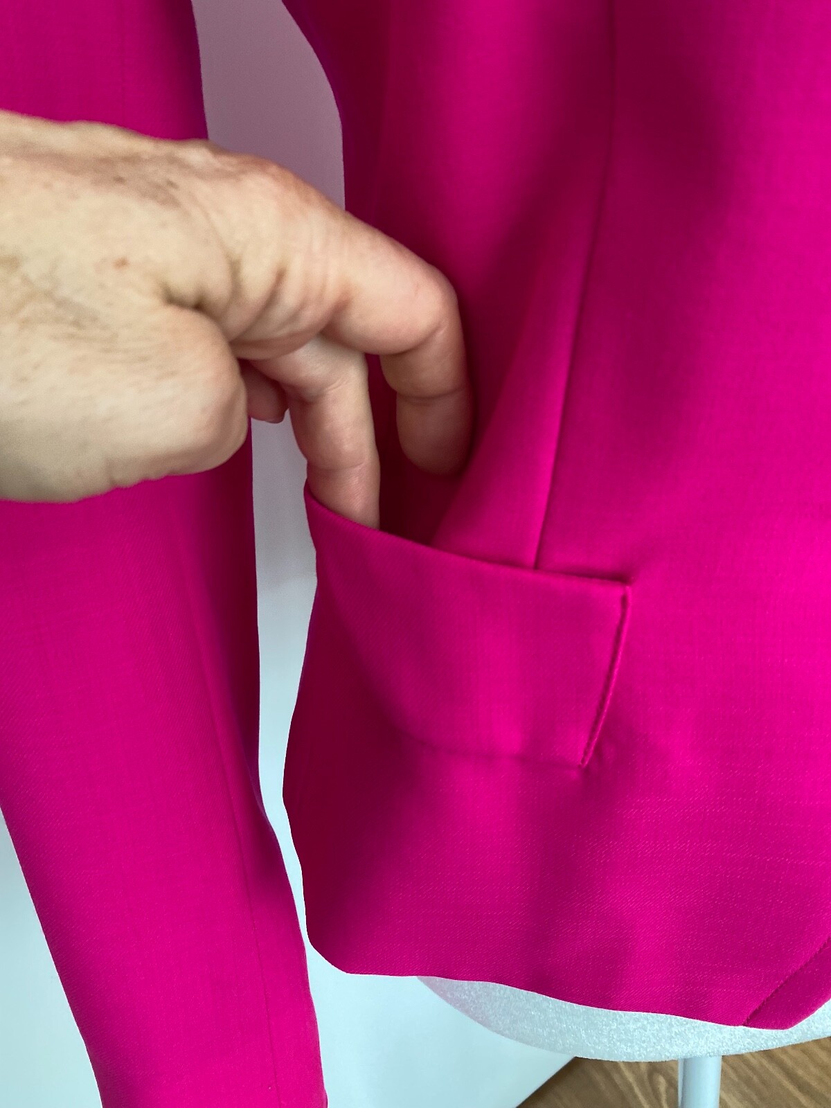 Abito giacca estivo leggero aderente YSL Yves Saint LAURENT Francia 40 S M 4 6