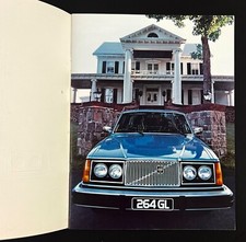 1975 Volvo Luxury Cars Auto Models Vintage Dealer Promo Ad Booklet