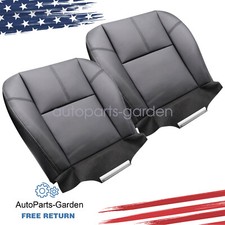Driver Passenger Side Bottom Leather Seat Cover For 2007-2014 Chevy Silverado Driver Passenger Side Bottom Leather Seat Cover For 2007-2014 Chevy Silverado