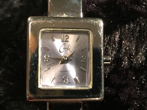 Caché Quartz Silvertone Bracelet Watch - Picture 2 of 5
