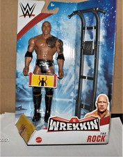 The Rock Figur WWE Wrestling Wrekkin beweglich ca 18 cm + Zubeh&ouml;r Neu,OVP,Lizenz