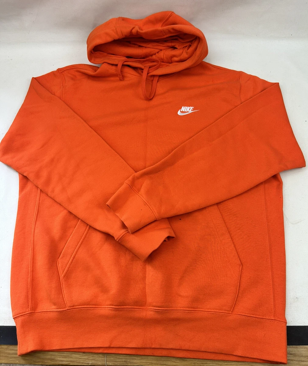 nike orange hoodie mens