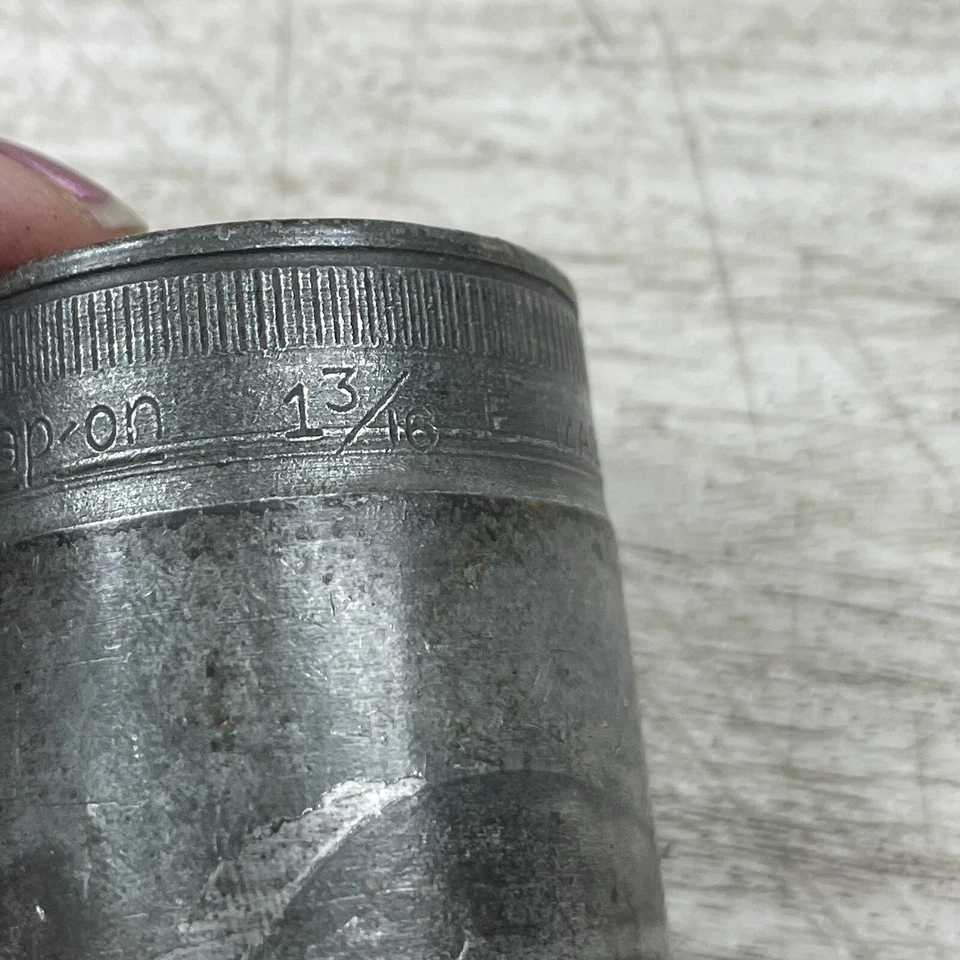 Snap On USA Socket Set 1/2” Drive 12 Point 1 3/16 + 1 1/8 + 1 + 19/32 + 11/16 + - Image 3 of 4