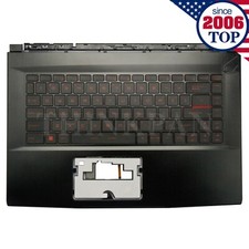 New MSI GF63 8RC 8RD MS-16R1 16R3 16R5 Palmrest Upper Case Backlit Keyboard US