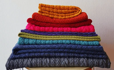 Zopfstrick Jacquard "JACKY" 0,5m Strickstoffe Winterstoffe - Jersey Meterware - Bild 2 von 4