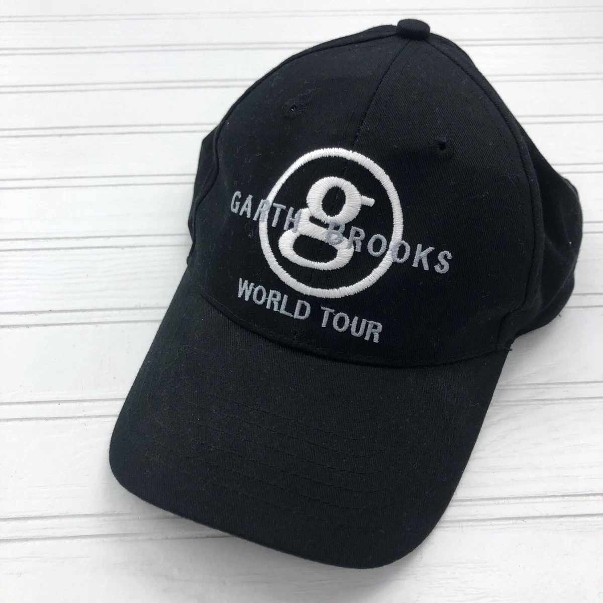 Unbranded Black Garth Brooks World Tour Cap Big G Adult One Size Fits All