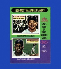1975 Topps Mini Set-Break #194 1956 MVP's EX-EXMINT *GMCARDS*