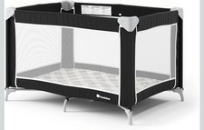 Foundations Foldable Portable Play Yard Graphite Mesh Carry Bag Infant Toddler