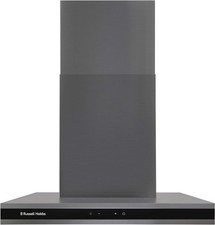 Image of Russell Hobbs RHGCH603DS Chimney Cooker Hood Midnight 60cm T-Shaped Dark Steel