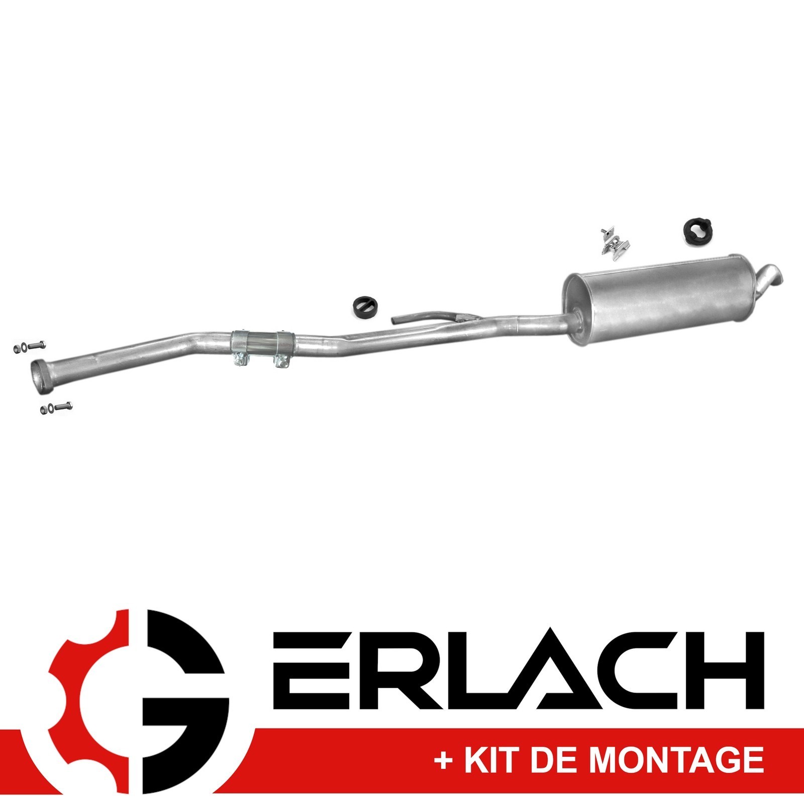Silencieux arrière E34 pour BMW Série 5 525 td et tds 1987-1995