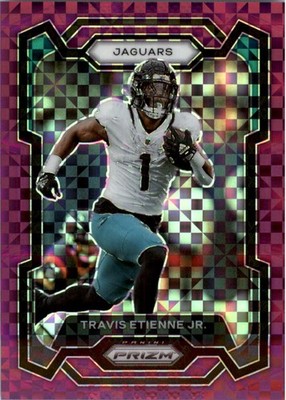 2023 Panini Prizm Prizms Purple Power #138 Travis Etienne Jr. /49 - FB