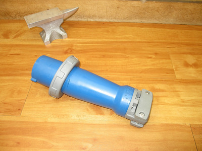 Hubbell 4100P9W *NEW* HBL4100P9W Pin and Sleeve Plug 100A 3PH 250VAC