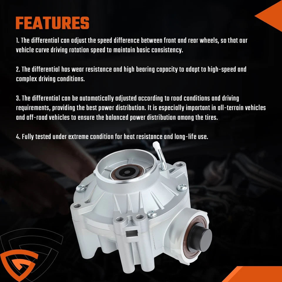 Conjunto diferencial trasero para Can-Am Commander 1000 2011-2013 800R 2012 2013 Foto 3 de 4