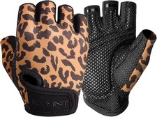 Workout Gloves for Women Men - Weight Lifting with Small, A1-Leopard