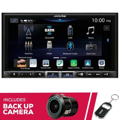 Alpine ILX-507 7'' Multimedia (Does Not Play Discs) and Bullet Camera