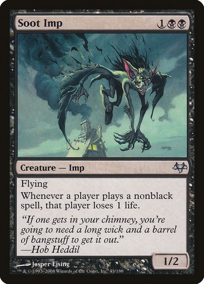 Soot Imp EVE 43 English NM - MTG
