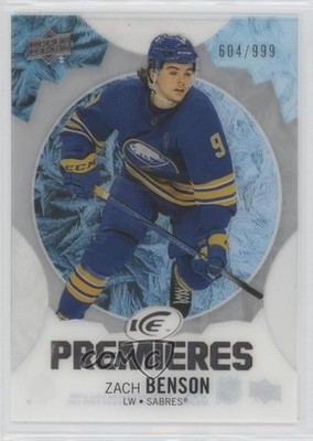 2023-24 Upper Deck Ice Premieres 604/999 Level 4 Zach Benson #155 Rookie RC 0n8h