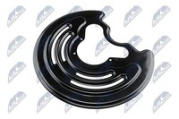 NTY Spritzblech, Bremsscheibe Hinterachse, Links U.A. FüR Nissan, Opel, Renault