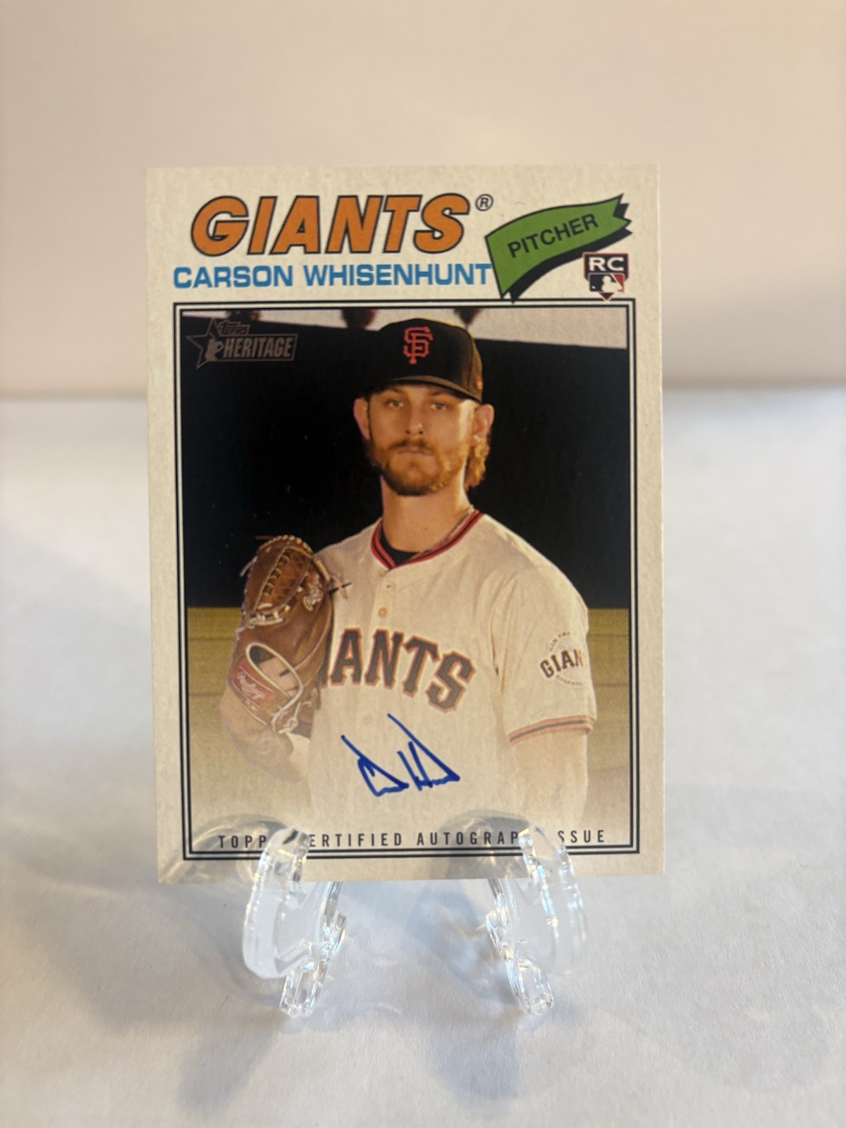 2026 Topps Heritage - Real One Autographs Carson Whisenhunt #ROA-CWH (RC) (C)