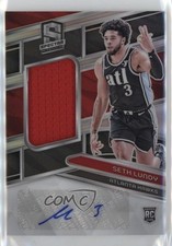 2023-24 Panini Spectra Rookie Jersey Auto 135/199 Seth Lundy #229 Auto 16wc