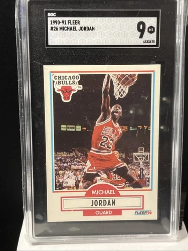 1990-91 Fleer - Michael Jordan #26 SGC 9