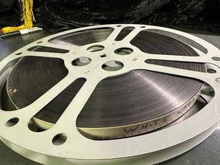 16mm film stock White Christmas 2 reels Reel 2 & 3 Untested