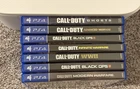 Call of Duty Lot (7 Games) - PS4 - Activision - Multiplayer, some with manuals