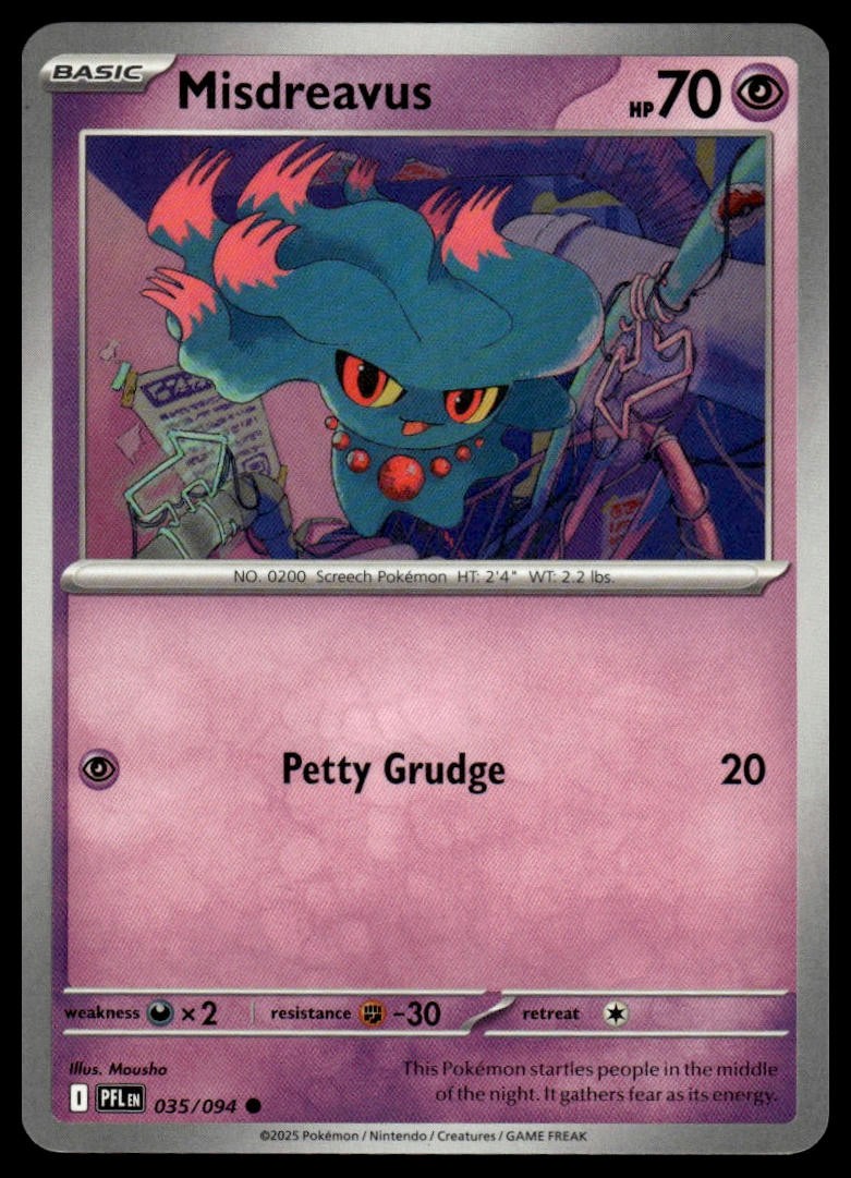 Misdreavus ME02: Phantasmal Flames 035/094 Normal NM