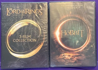 The Lord Of The Rings & The Hobbit 6 Movie Theatrical Version DVD Sets NEW (T03)
